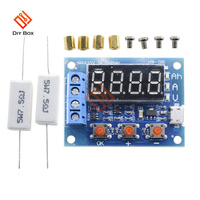 ZB2L3 DC4.5-6V 18650 Li-ion Tester pojemności baterii litowej z 2 rezystorem akcesoria miernik pojemności akumulatora Tester rozładowania 3